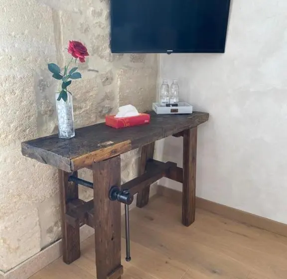 クイーンサイズベッドのスタンダードルーム, Le Relais De La Chouette