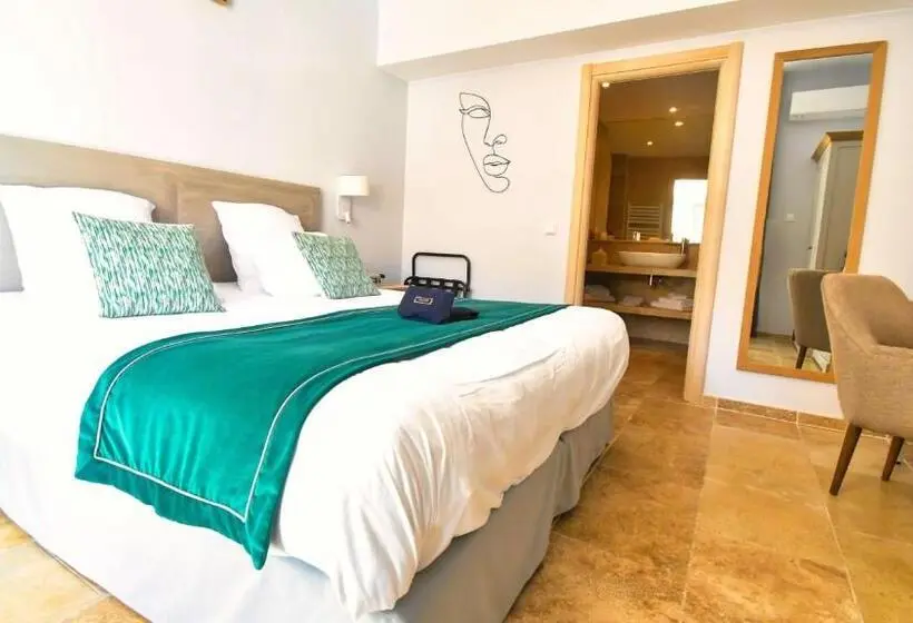 キングサイズベッドのスーペリアルーム, Domaine Ribiera, Hotel 5 Etoiles, Spa & Golf   Forcalquier