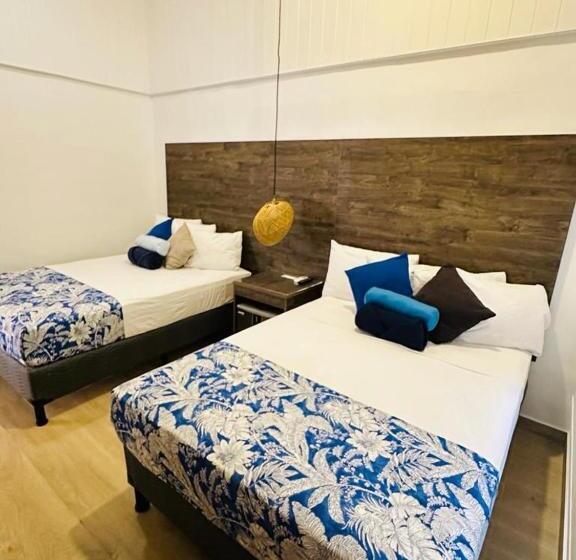 스탠다드 룸 더블 침대 2개, Ocotal Bed & Breakfast