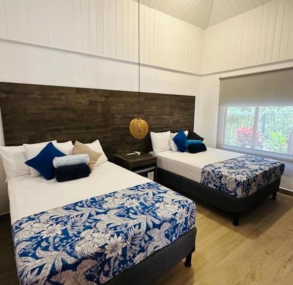 Номер Стандарт 2 Двуспальные Кровати, Ocotal Bed & Breakfast