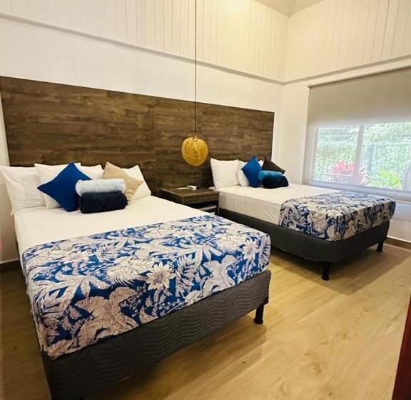 스탠다드 룸 더블 침대 2개, Ocotal Bed & Breakfast