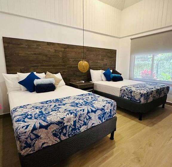 스탠다드 룸 더블 침대 2개, Ocotal Bed & Breakfast