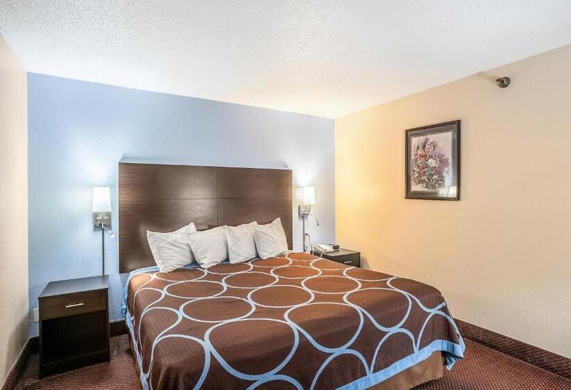 اتاق استاندارد با تخت بزرگ, Super 8 By Wyndham Galesburg
