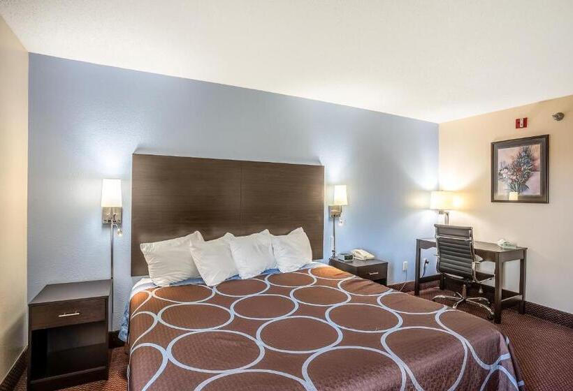 اتاق استاندارد با تخت بزرگ, Super 8 By Wyndham Galesburg
