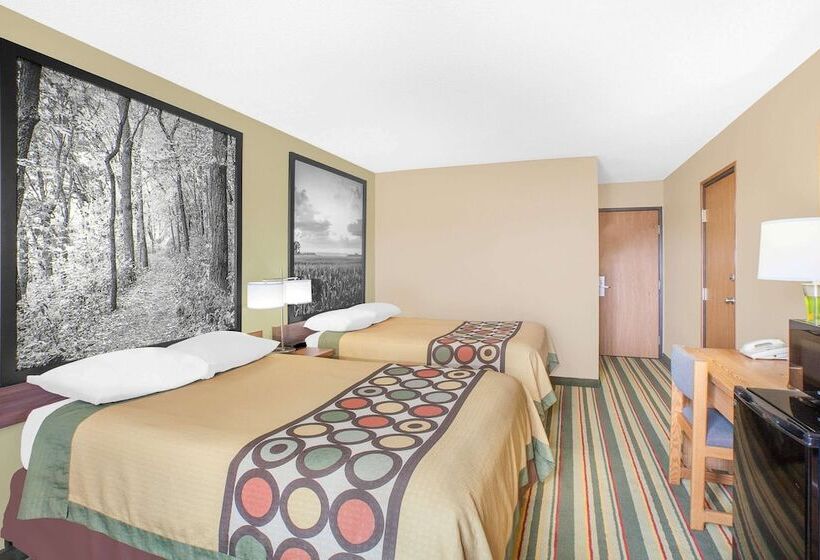 스탠다드 룸 더블 침대 2개, Super 8 By Wyndham Mt Pleasant