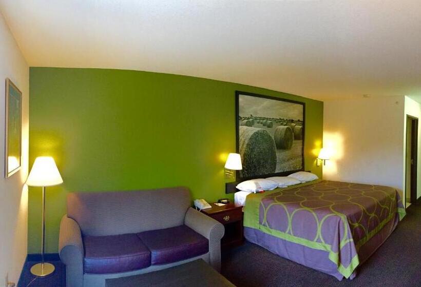 غرفة قياسية سرير كينج, Super 8 By Wyndham De Soto