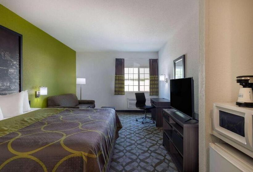 غرفة قياسية سرير كينج, Super 8 By Wyndham De Soto