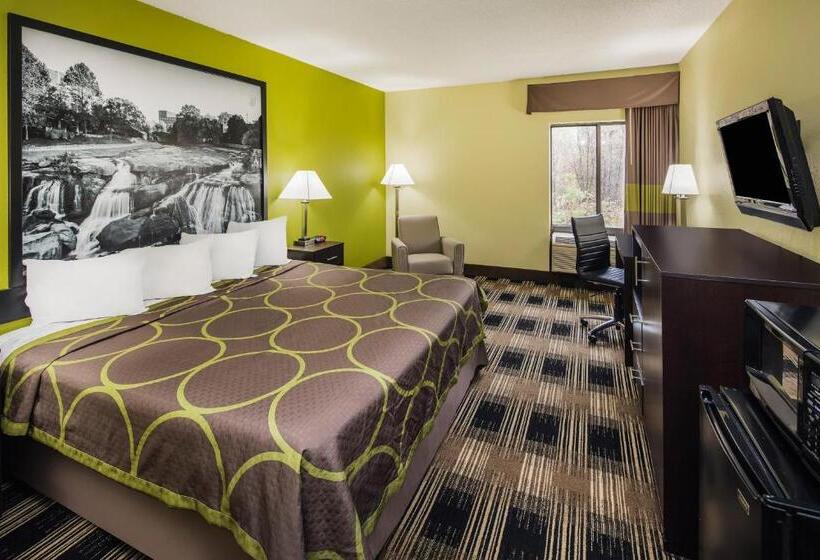 带大床的复式套间, Super 8 By Wyndham Greer/spartanburg Area
