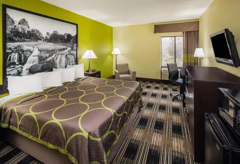 Standard-invahuone King-vuode, Super 8 By Wyndham Greer/spartanburg Area