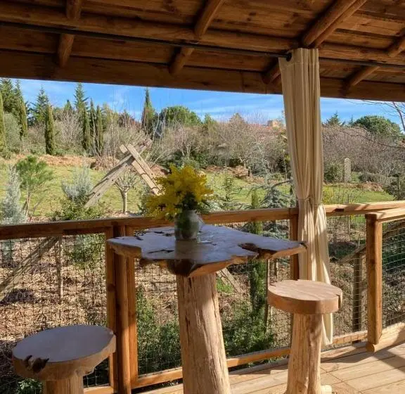 キャビン, Cabanes Trésors De Campagne,spas Privatifs