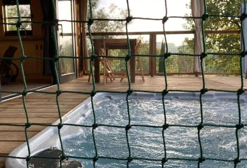 デラックスバンガロー, Cabanes Trésors De Campagne,spas Privatifs