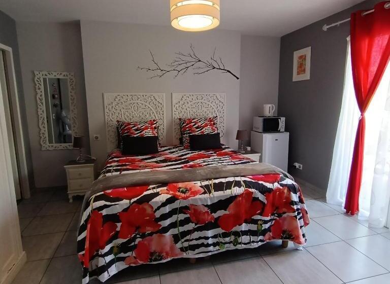 חדר דלוקס, Le Balcon Des Cimes B&b