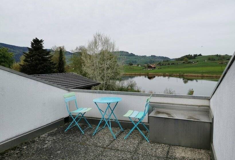 חדר סטנדרט נוף לאגם, Erlebnisland Grizzlybar