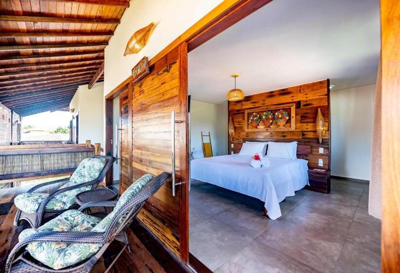 חדר דלוקס נוף בריכה, Akua Concept   Taipu De Fora