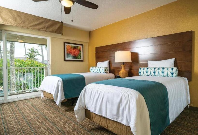 침실 2개 바다 전망 아파트, Kauai Coast Resort At The Beachboy