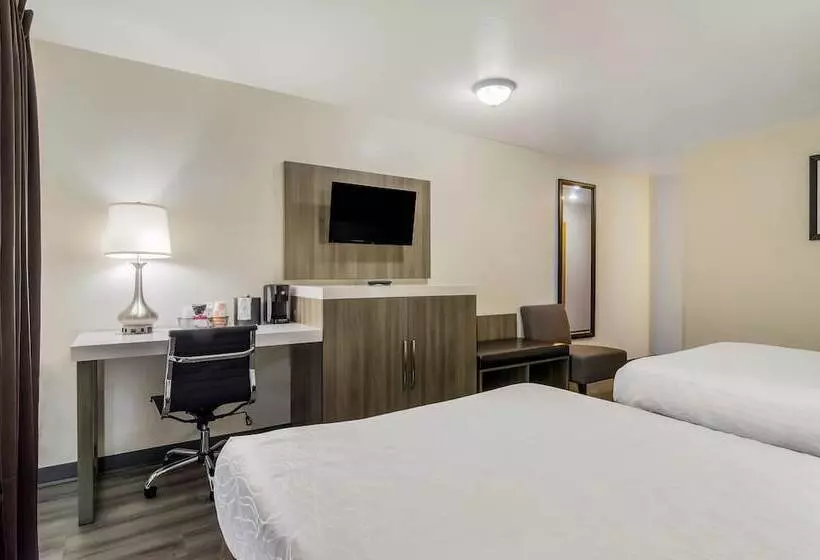 ２ダブルベッドのスタンダードルーム, Rodeway Inn Enumclaw Mount Rainier Crystal Mountain Area