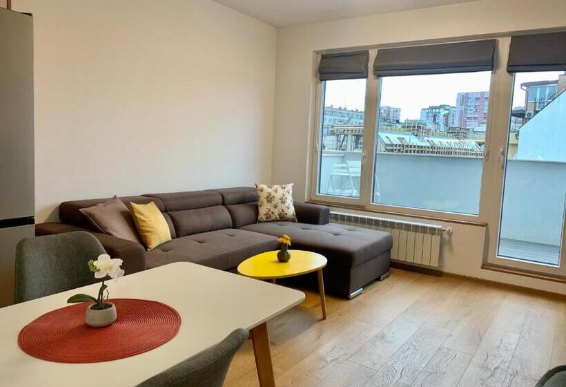 דירת חדר עם טרסה, Gardenia Apartments