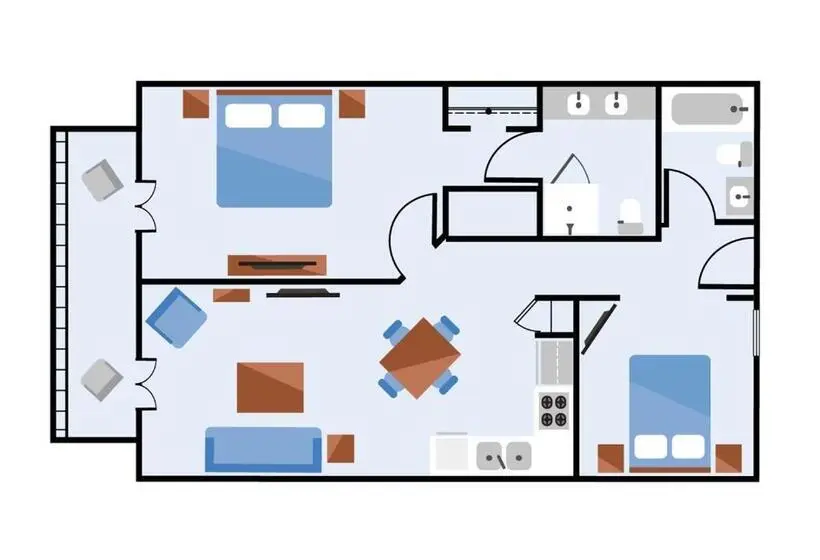 海の見える１ベッドルームアパートメント, Ocean Escape Condos