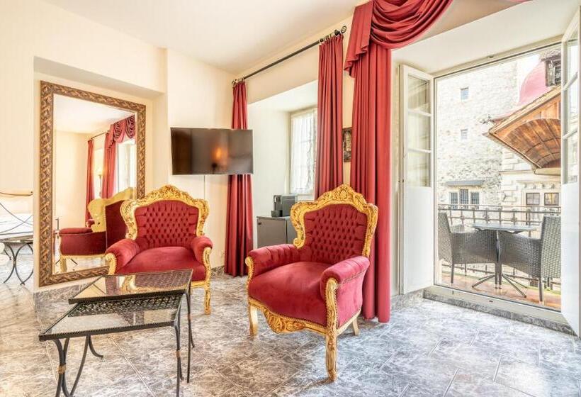 带按摩浴盆的套房, Altstadt Hotel Magic Luzern