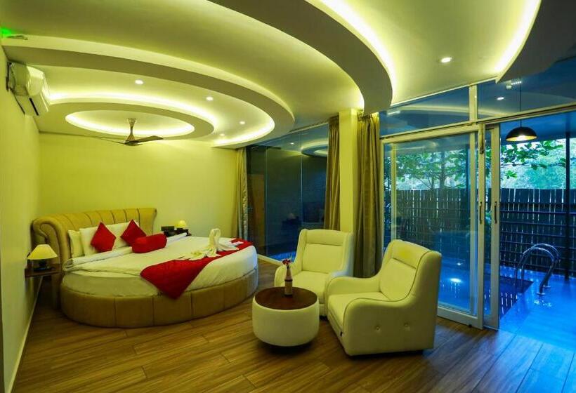 Villa 1 Quarto com piscina, Kuruva Island Resort And Spa   By Kabini Breeze, Wayanad