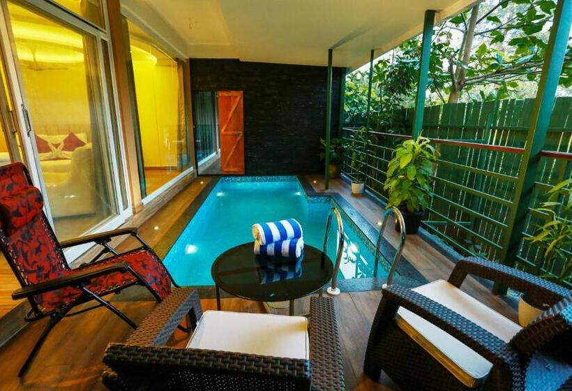 Вилла с 1 спальней и бассейном, Kuruva Island Resort And Spa   By Kabini Breeze, Wayanad