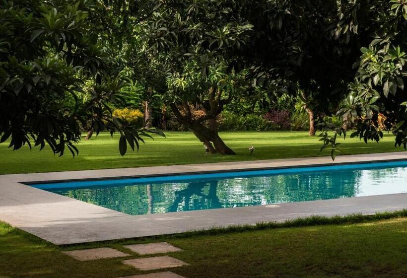 וילה עם חדר שינה אחד ובריכת שחיה, Saffronstays Casa Manga, Karjat   Pet Friendly Pool Villa Near Nd S Film World And Saltt
