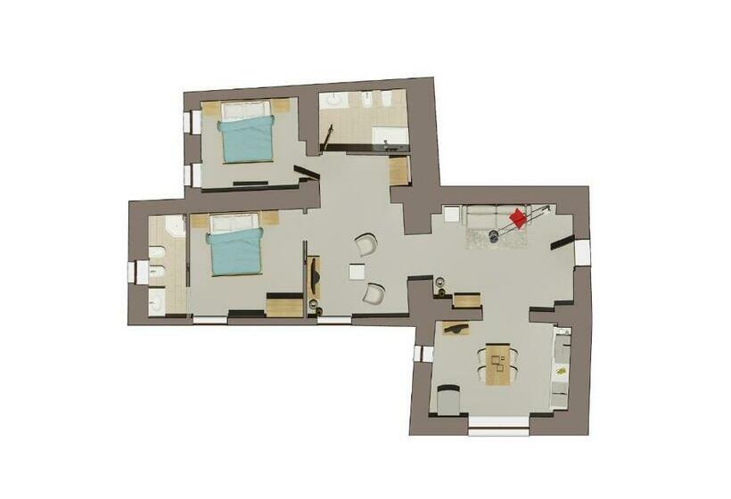 דירת חדר, Borgo Baccile By Vini Fantini