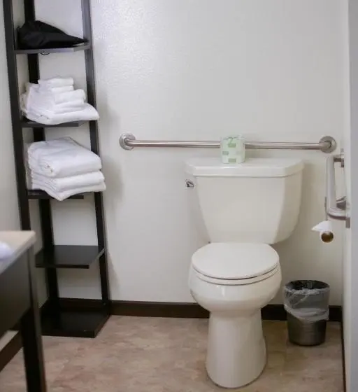 身障者適用キングサイズベッドルーム, Boarders Inn & Suites By Cobblestone Hotels   Syracuse