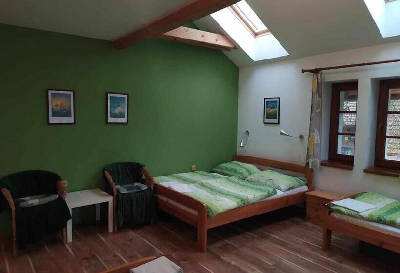 스탠다드 4인용 룸 공용 욕실, Ekofarma Bílý Mrak