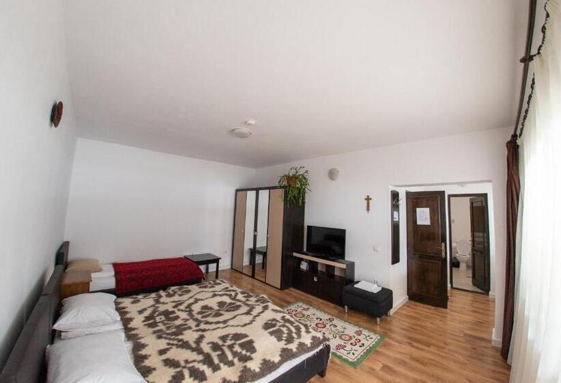 חדר סטנדרט לשלושה עם טרסה, Pensiunea Popasu