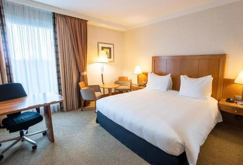 公園の見えるダブルベッドスタンダードルーム, Crowne Plaza Brussels Airport, An Ihg