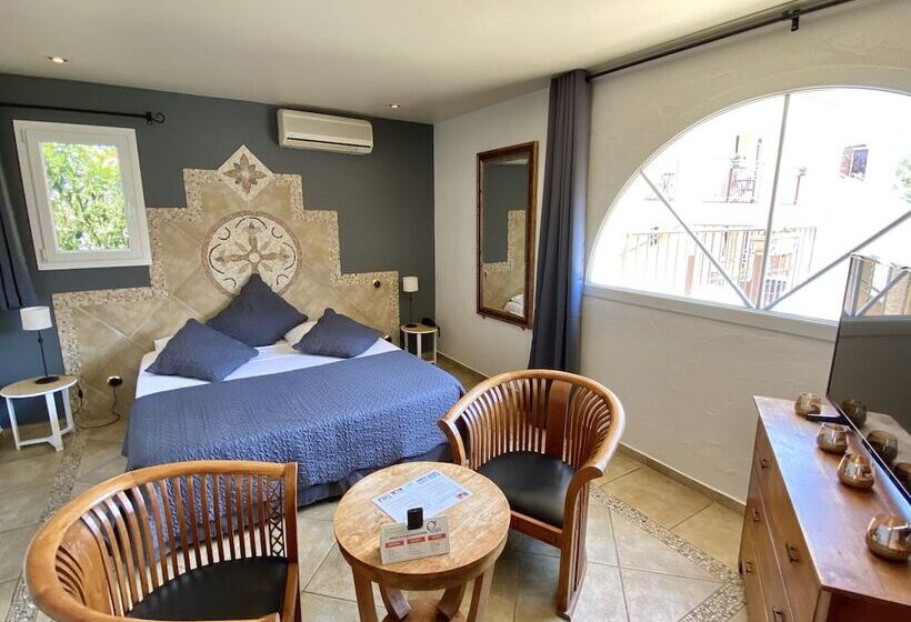 Люкс, Logis Hôtel Les Ii Mas Perpignan Sud