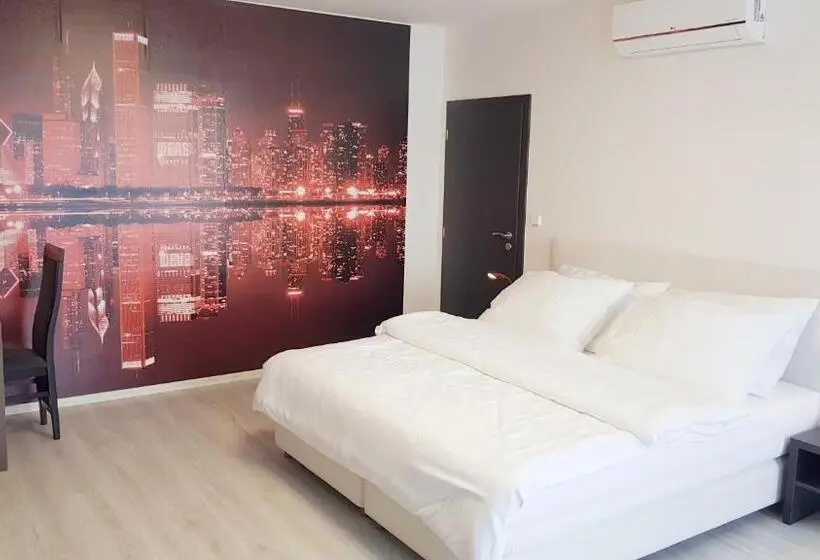 キングサイドベッドのスタンダードワンルーム, Restaurace A Hotel Amerika