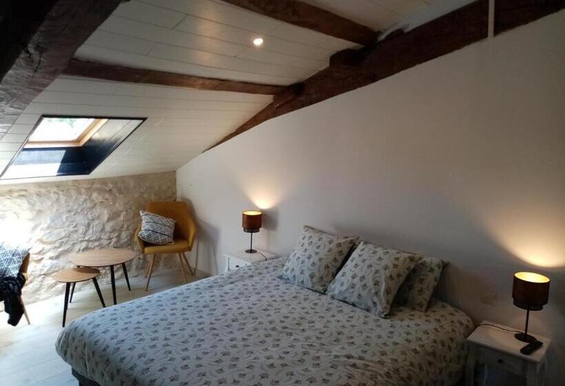 חדר דחוקס עם מיטת קינג, Domaine De Poumatan