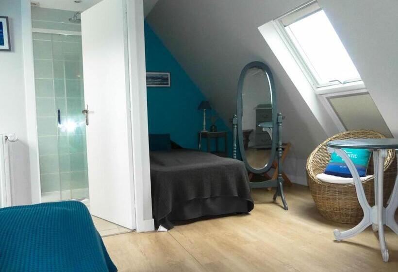 景色の見えるスタンダード４人部屋, Le Clos Des Abers