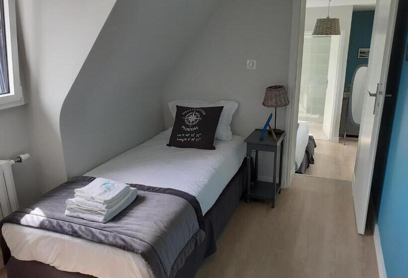 景色の見えるスタンダード４人部屋, Le Clos Des Abers