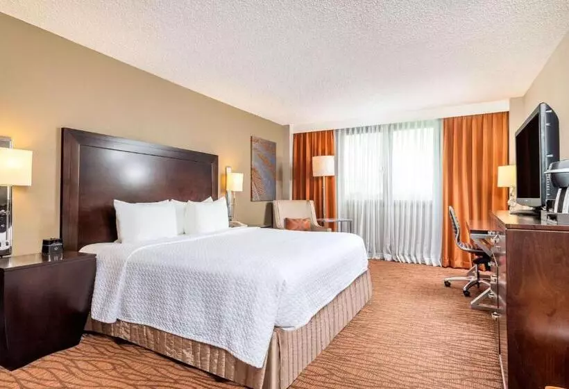 キングサイズベッドのデラックスルーム, Sonesta Miami Airport