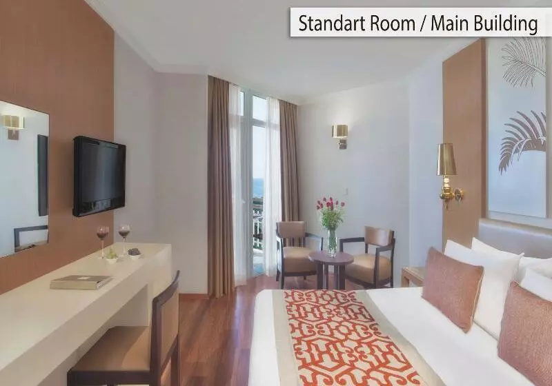 اتاق استاندارد با چشم‌انداز دریا, Akka Alinda Hotel   Premium Ultra All Inclusive