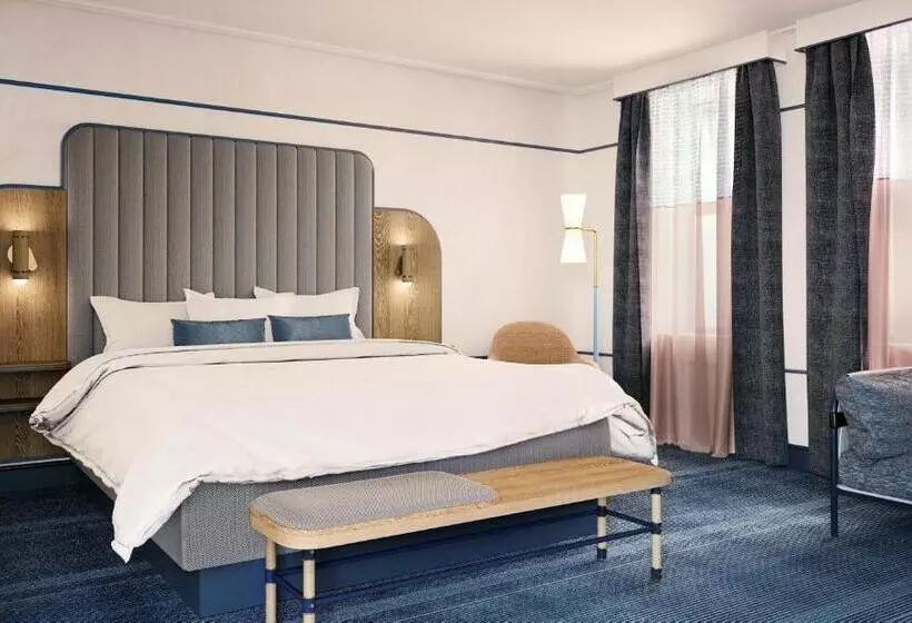 キングサイズベッドのデラックスルーム, Hu Hotel Memphis