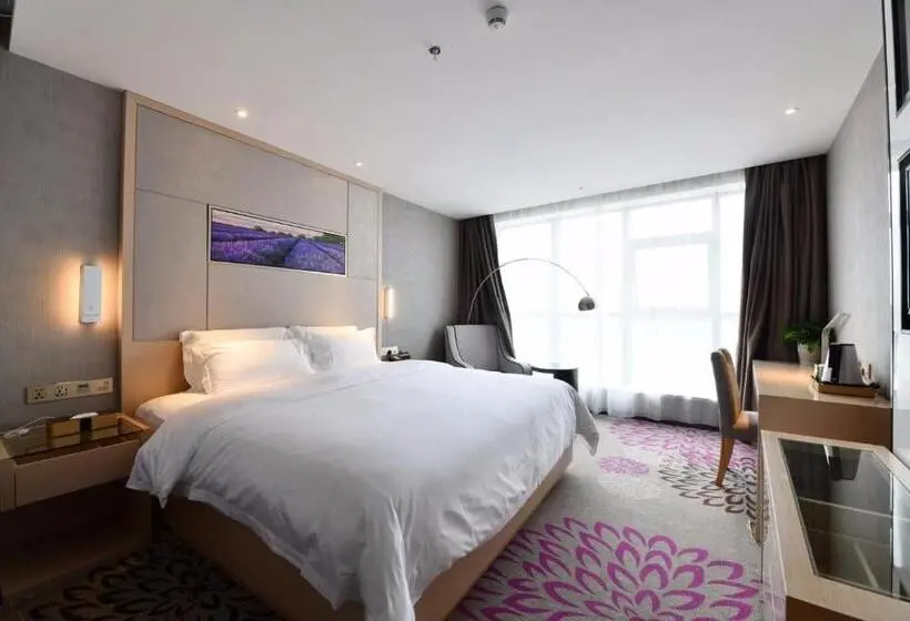 キングサイズベッドのデラックスルーム, Lavande Hotel Huizhou High Speed Railway South Station Wanlian Square