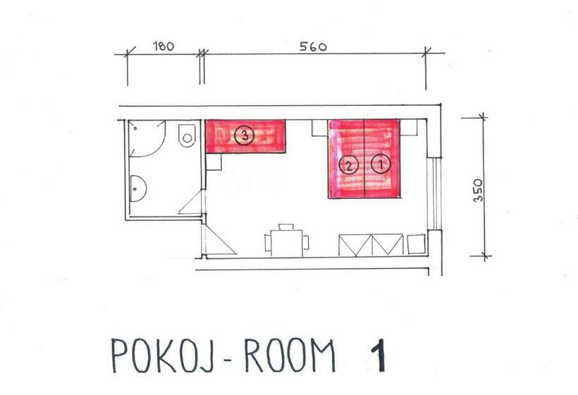 חדר סטנדרט לשלושה, Pension Kubát