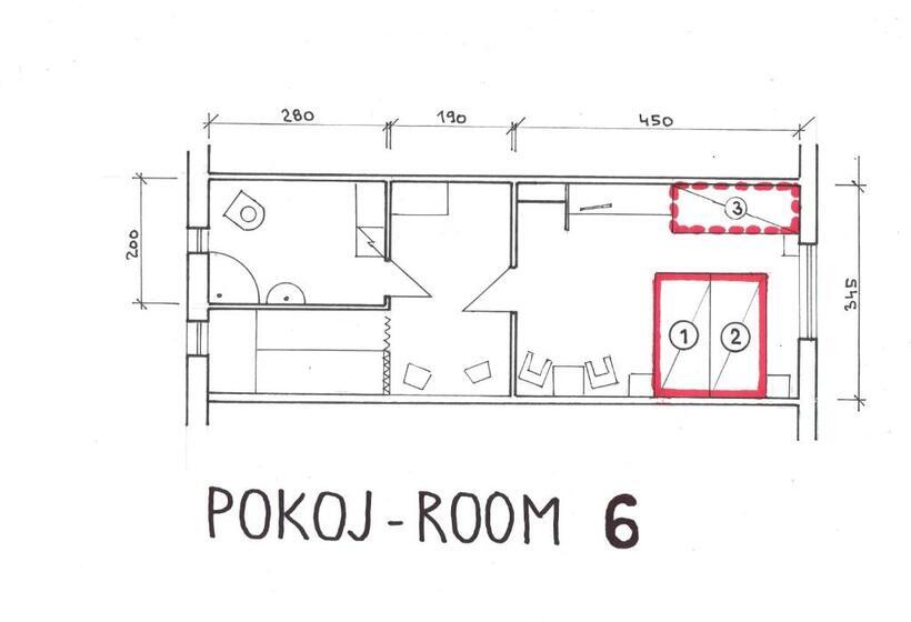 标准三人间, Pension Kubát