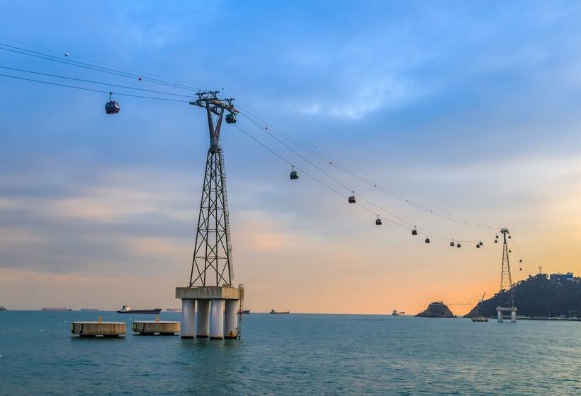 스탠다드 룸 더블 침대 바다 전망, Fairfield By Marriott Busan Songdo Beach