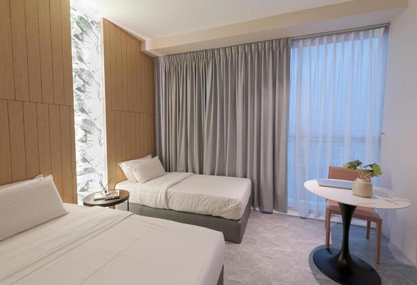 غرفة ديلوكس عائلية, Harper Boutique Hotel At Sutera Avenue