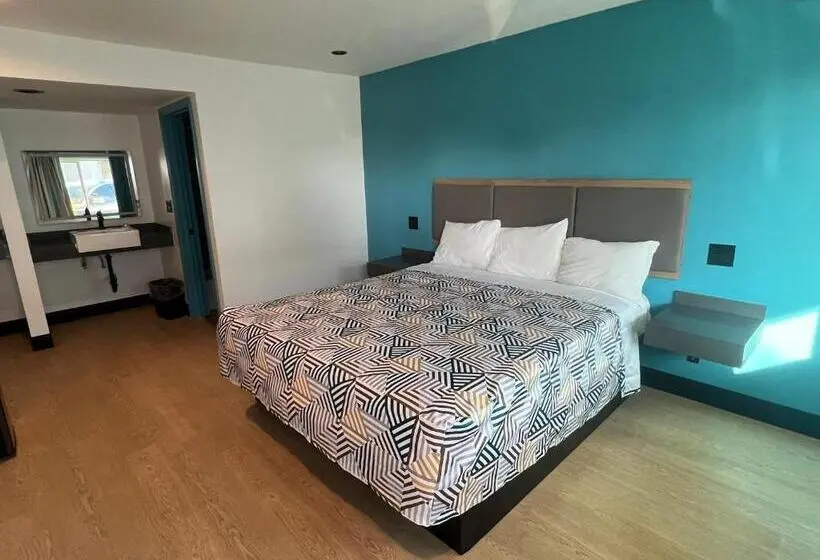 キングサイズベッドのスタンダードルーム, Arlo Motel Near Lax, Sofi Stadium