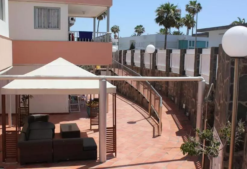 آپارتمان 1 خوابه با تراس, Apartamentos Oasis Maspalomas