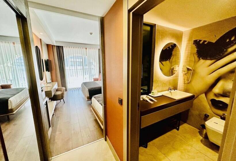 标准间侧面带海景, Arycanda Kirman Premium   Ultra All Inclusive