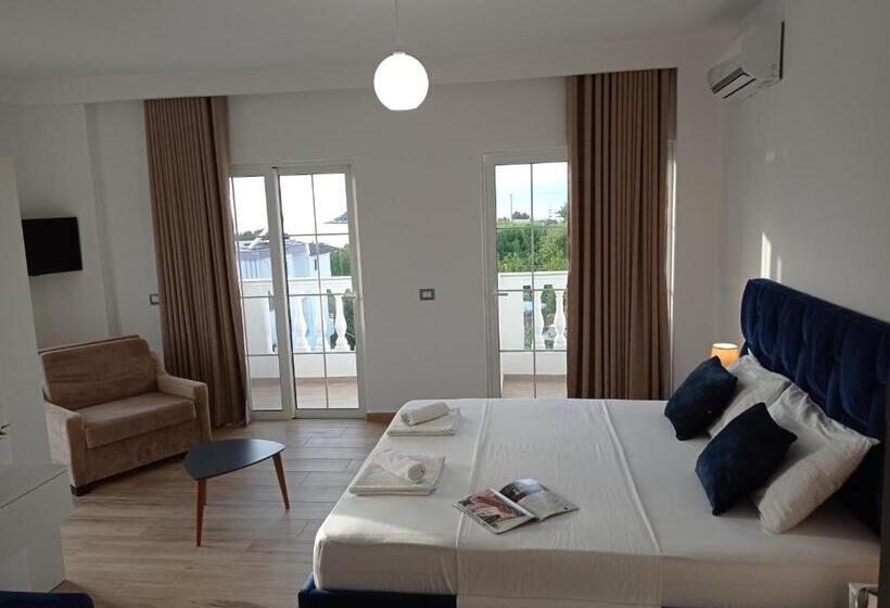 Superior Trippelrum Havsutsikt, Tre Isole Ksamil