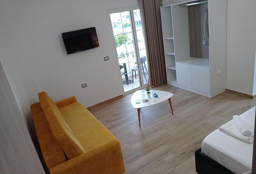 Deluxe Trippelrum Havsutsikt, Tre Isole Ksamil