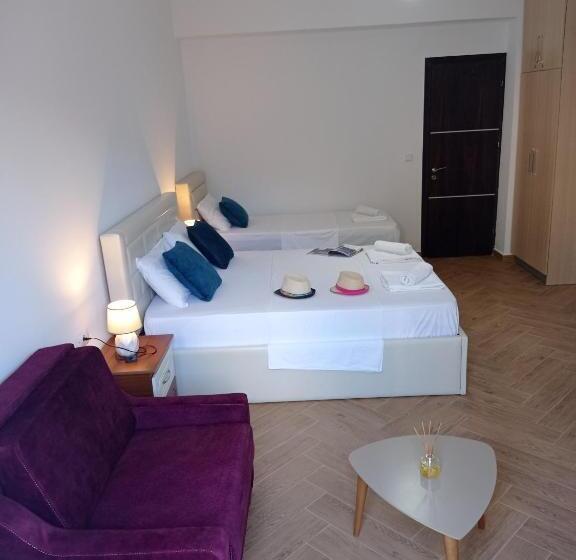 Standardstudio med terrass, Tre Isole Ksamil